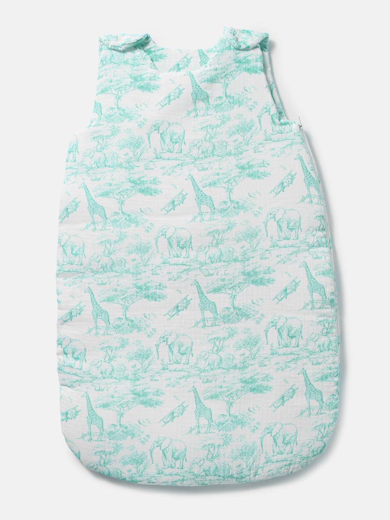 Baby Safari Collection Sleeping Bag - Mint Green