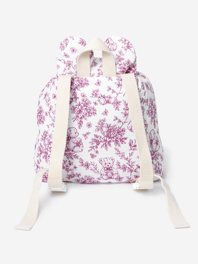 Toddler Rucksack - Teddy Collection - Cherry Red