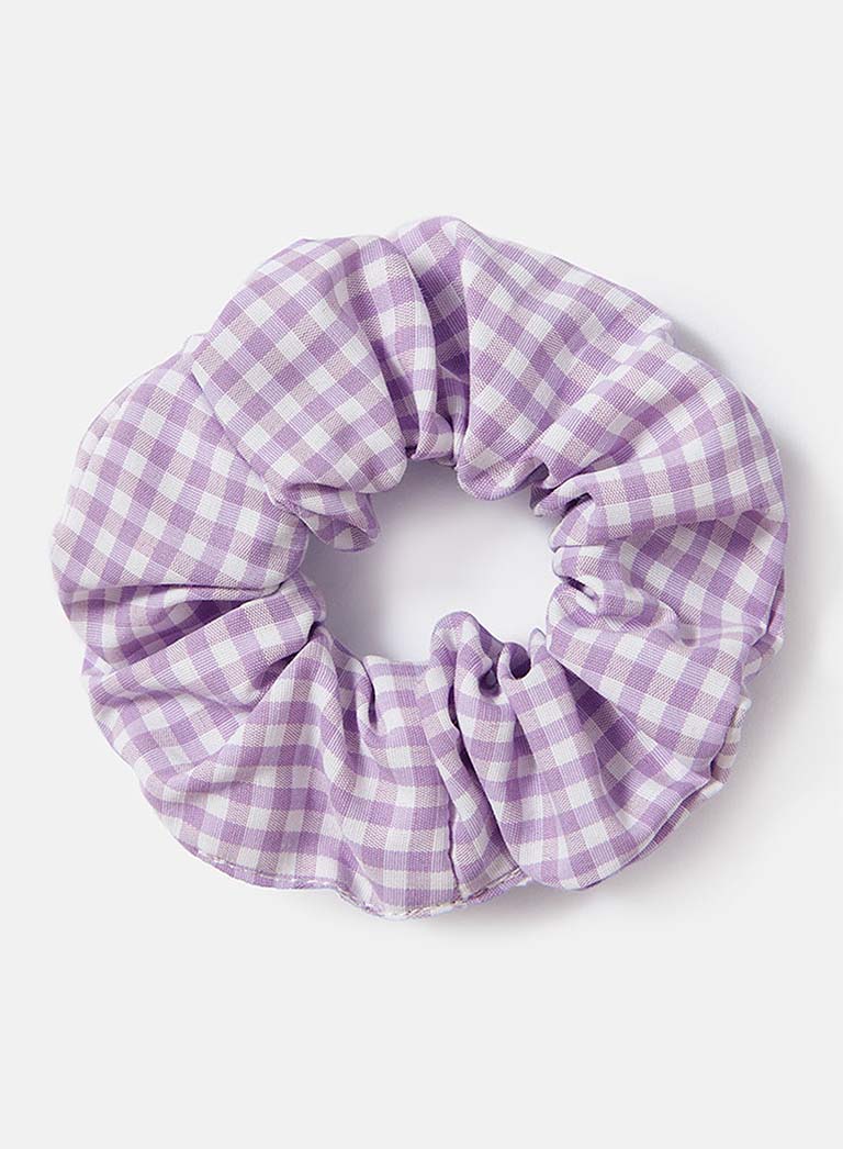 Baby Girl School Hair Scrunchie - Purple