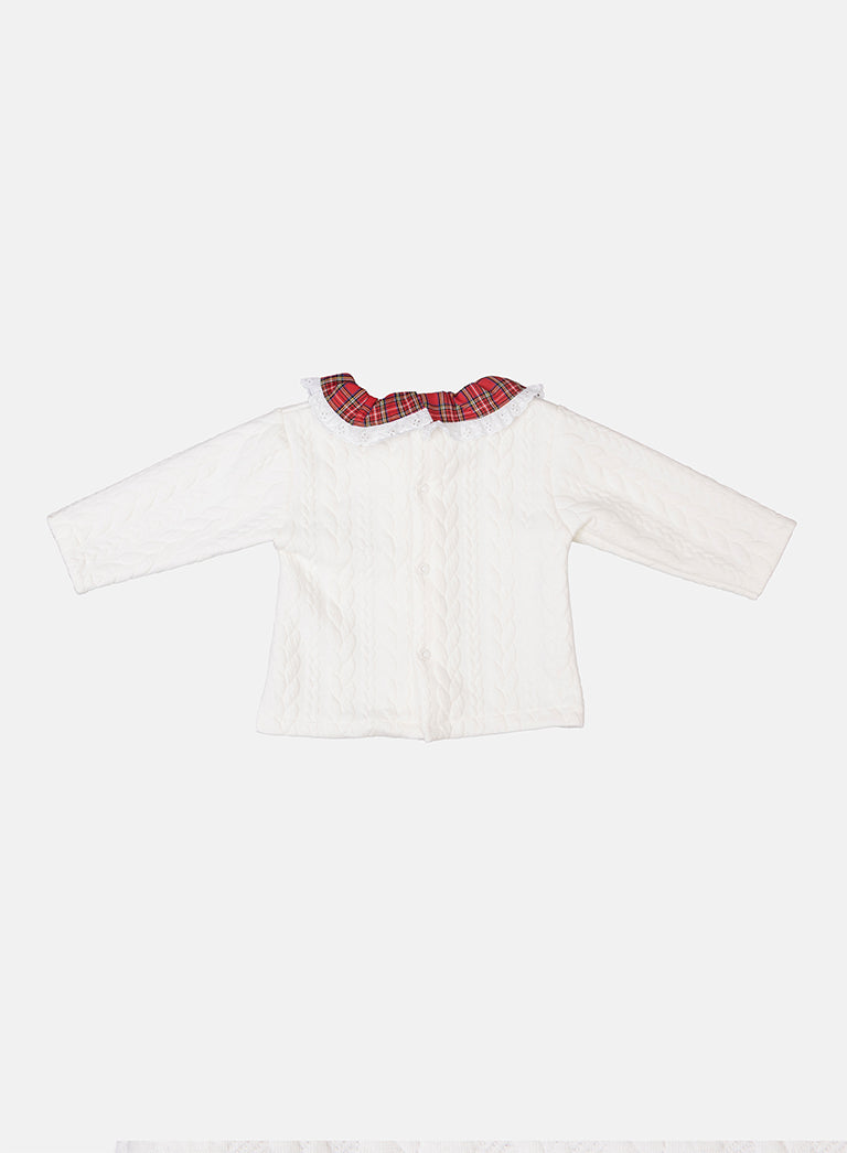 Baby Girl Holiday Angel Collection 2-piece Set - White & Red