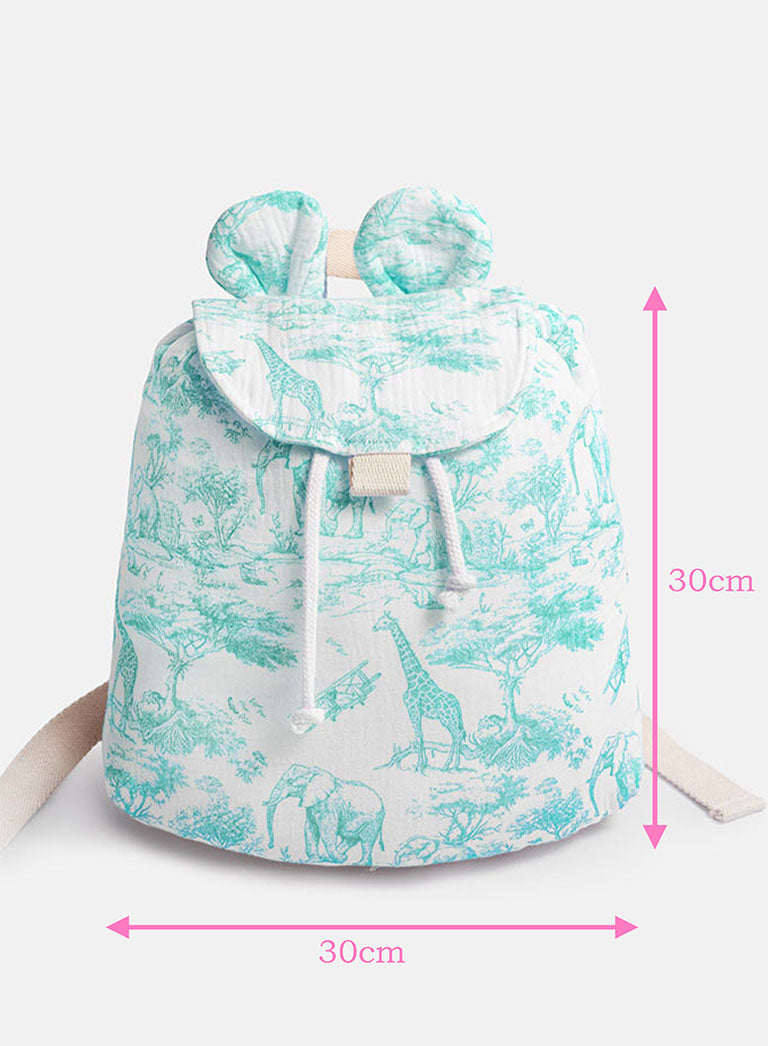 Toddler Safari Collection Rucksack - Mint Green