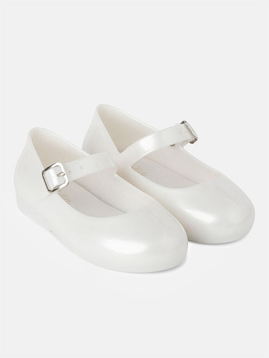 Baby Girl Serenity Buckle Jelly Shoes - White