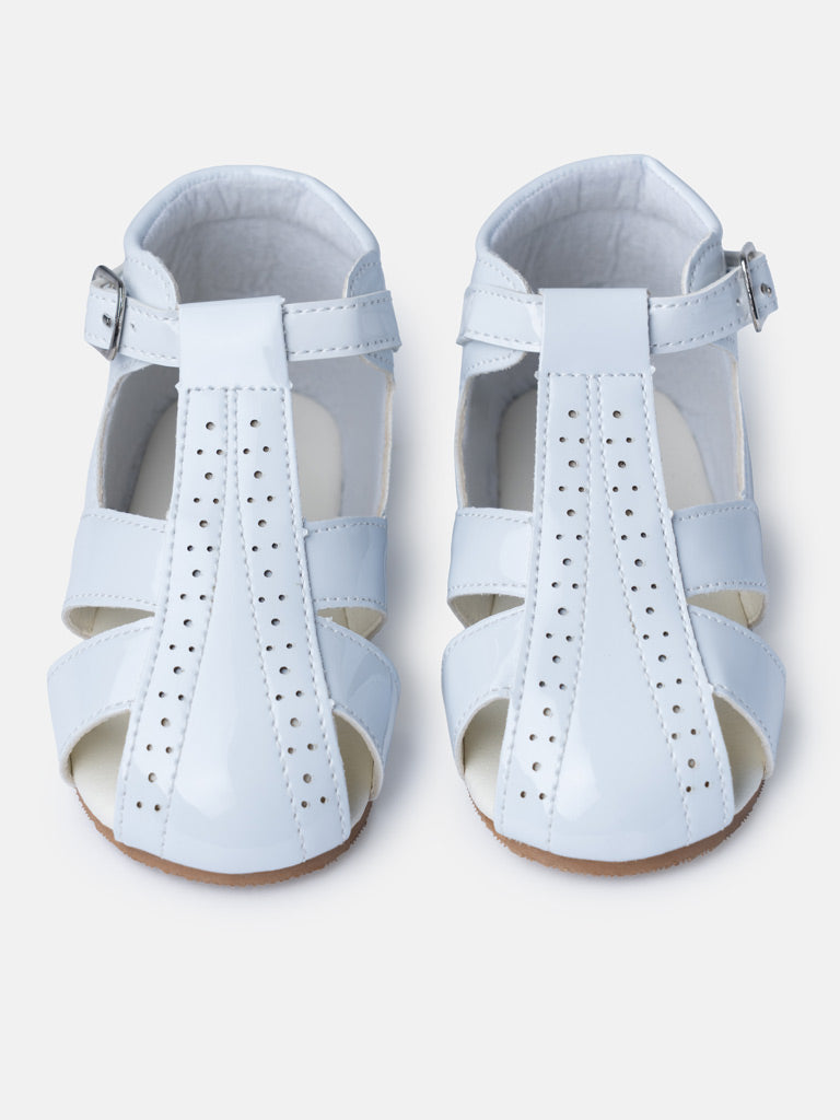 Baby Unisex M&B Classic Sandals - Bluebell White