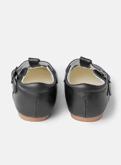 Baby Boy M&B Classic T-Bar Shoes - Black