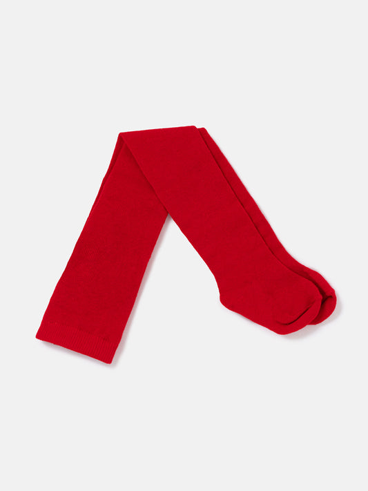 Unisex Baby Soft Stretch Everyday Tights - Red