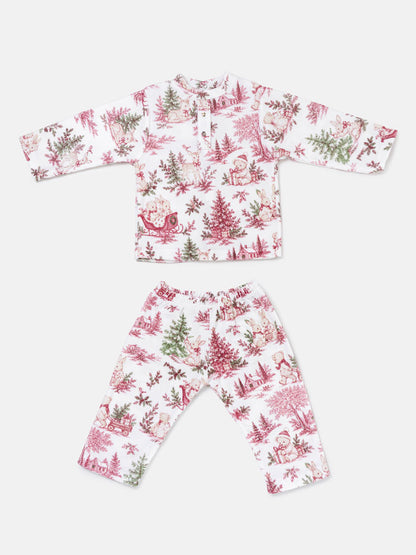 Boy 2-Piece Cotton Pyjama Set - Christmas Print Collection - LIMITED EDITION
