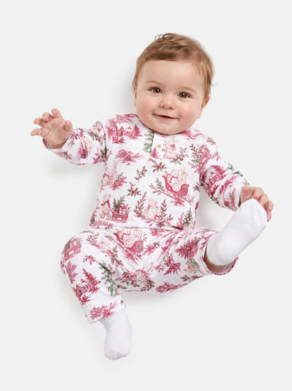 Baby Boy 2-Piece Cotton Pyjama Set - Christmas Print Collection - LIMITED EDITION