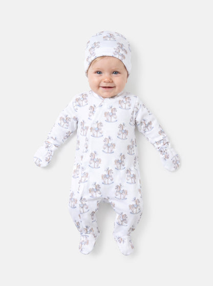 Baby Grow Rocking Horse Collection 3-Piece Set - Baby Blue