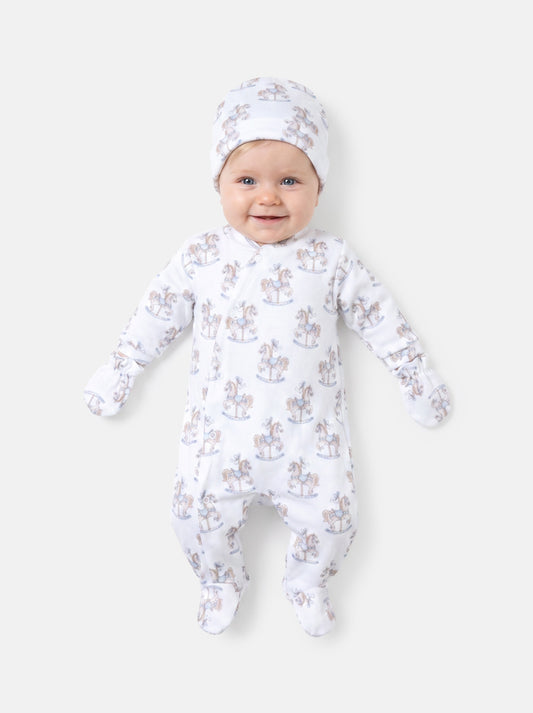 Baby Grow Rocking Horse Collection 3-Piece Set - Baby Blue