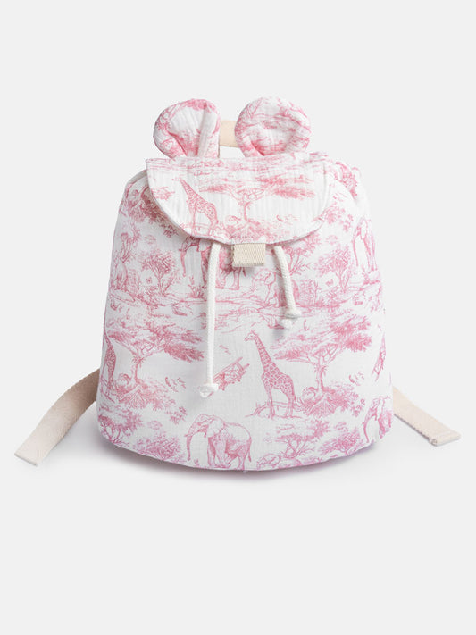 Toddler Safari Collection Rucksack - Baby Pink