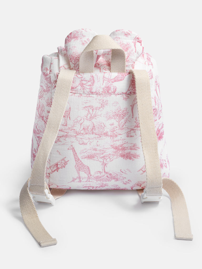 Toddler Safari Collection Rucksack - Baby Pink