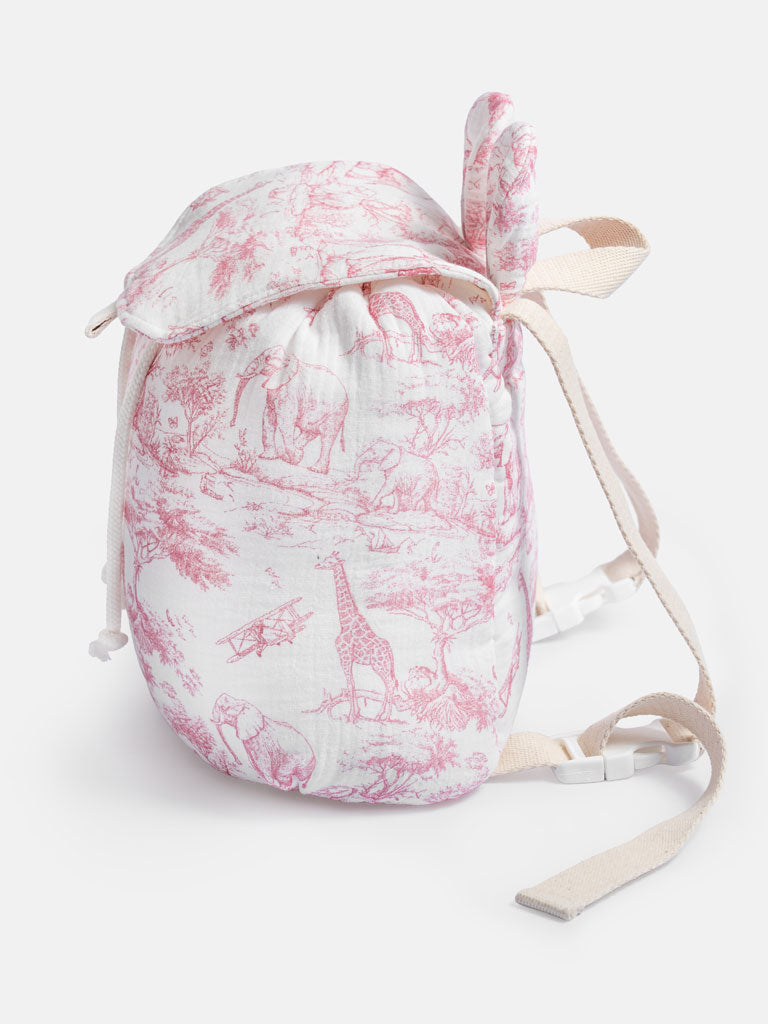 Toddler Safari Collection Rucksack - Baby Pink