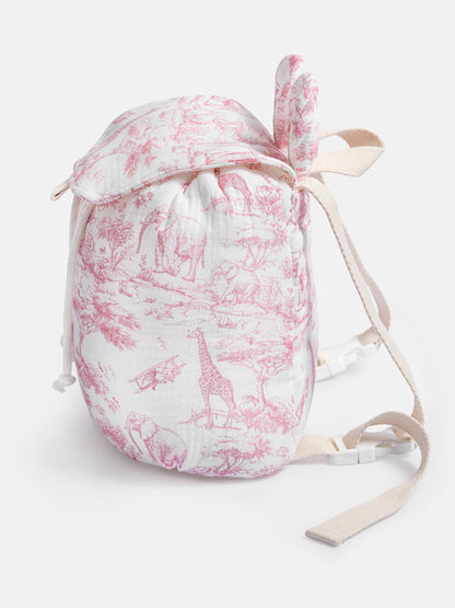 Toddler Safari Collection Rucksack - Baby Pink