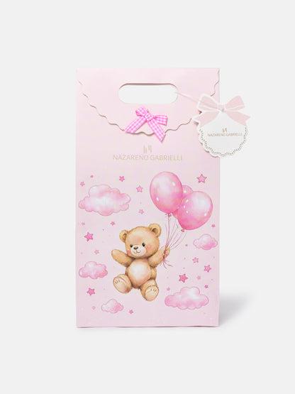 Baby Fleece Teddy Blanket with Assorted Gift Box 3-Pack - Mixed Colors