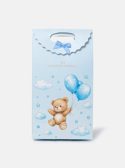 Baby Fleece Teddy Blanket with Assorted Gift Box 3-Pack - Mixed Colors