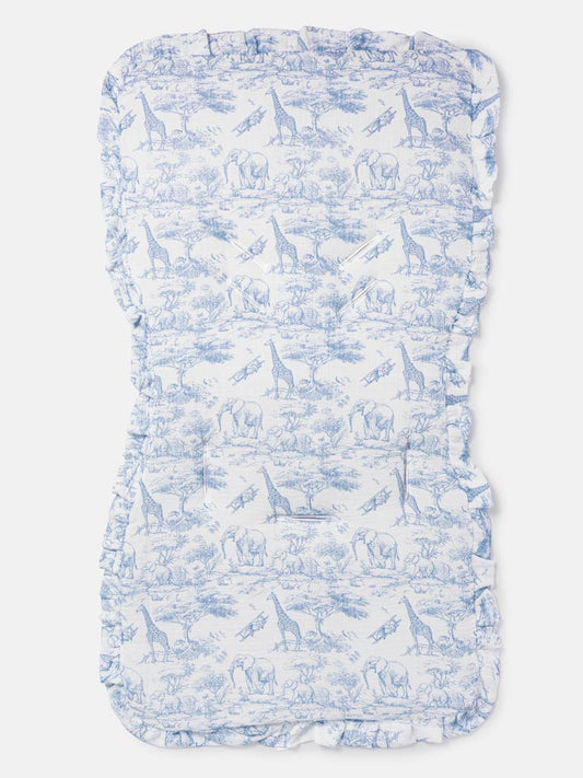 Baby Safari Collection Car Seat Liner - Baby Blue