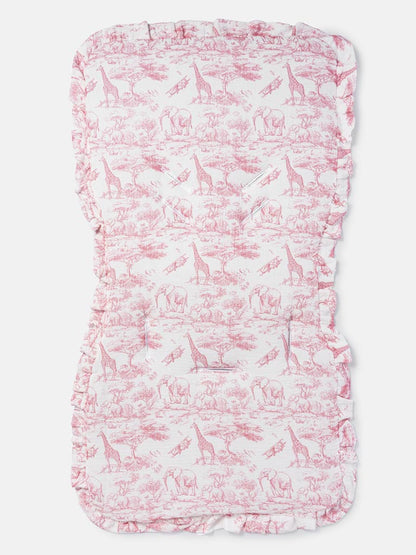 Baby Safari Collection Car Seat Liner - Baby Pink