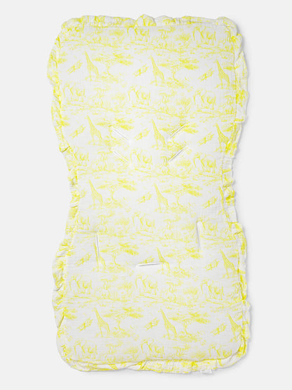 Baby Safari Collection Car Seat Liner - Lemon Yellow