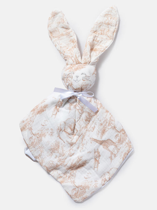Baby Safari Collection Bunny Comforter - Beige