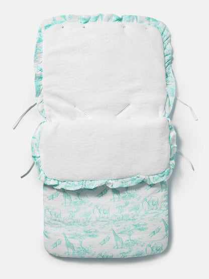 Baby Safari Collection Footmuff - Mint Green