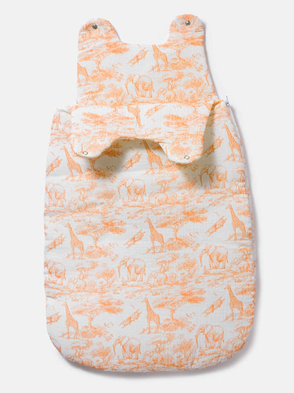 Baby Safari Collection Sleeping Bag - Orange