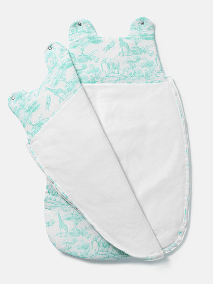 Baby Safari Collection Sleeping Bag - Mint Green