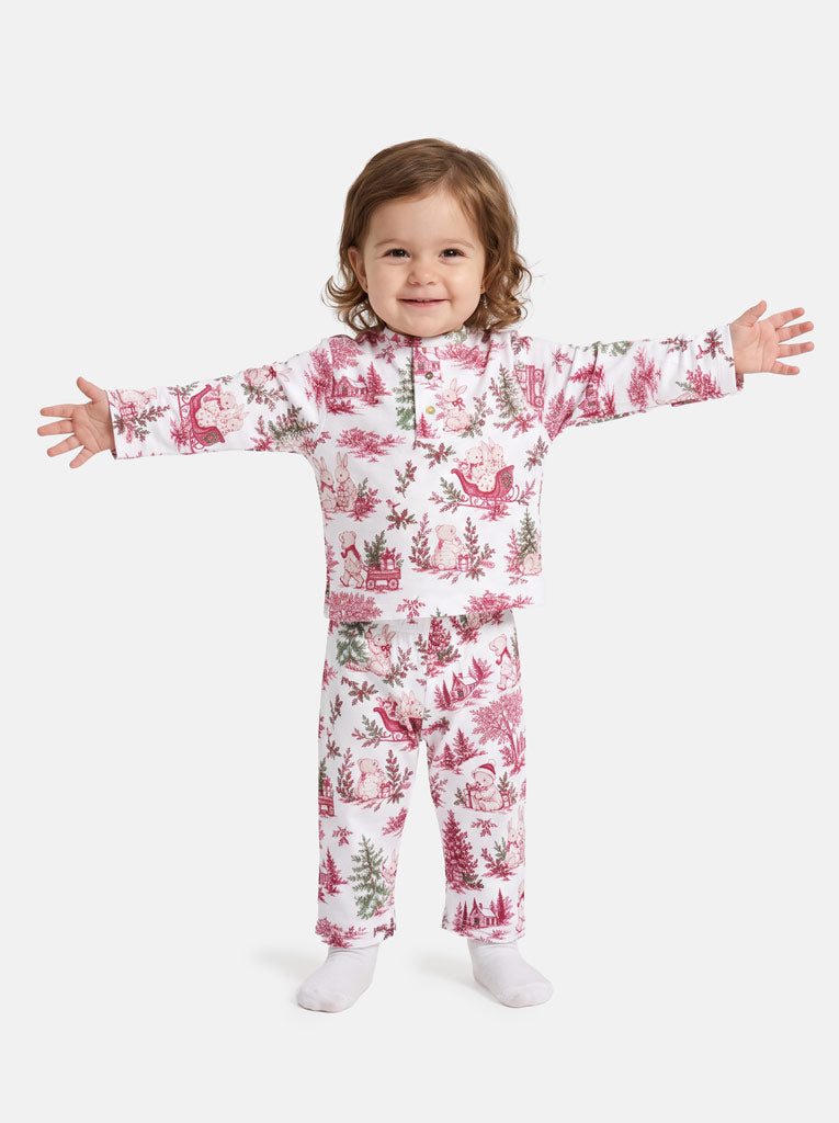 Boy 2-Piece Cotton Pyjama Set - Christmas Print Collection - LIMITED EDITION