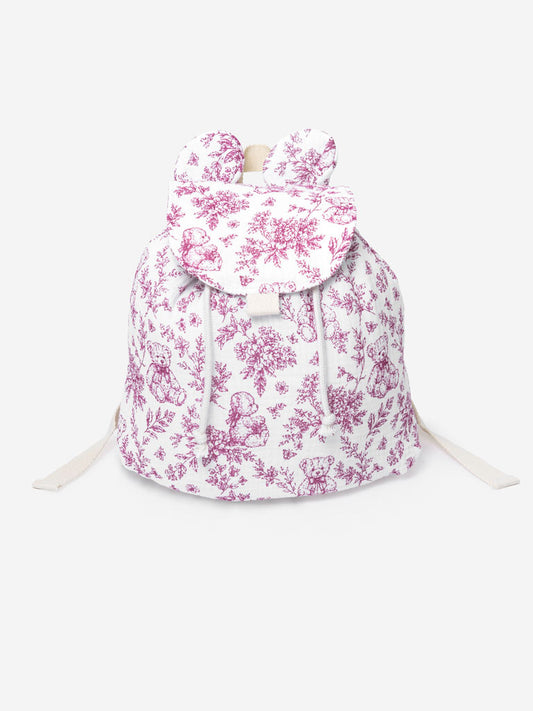 Toddler Rucksack - Teddy Collection - Cherry Red
