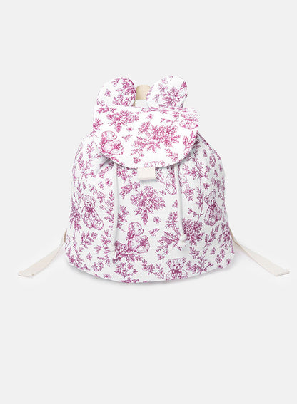 Toddler Rucksack - Teddy Collection - Cherry Red