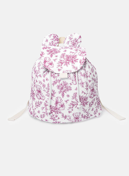 Toddler Rucksack - Teddy Collection - Cherry Red