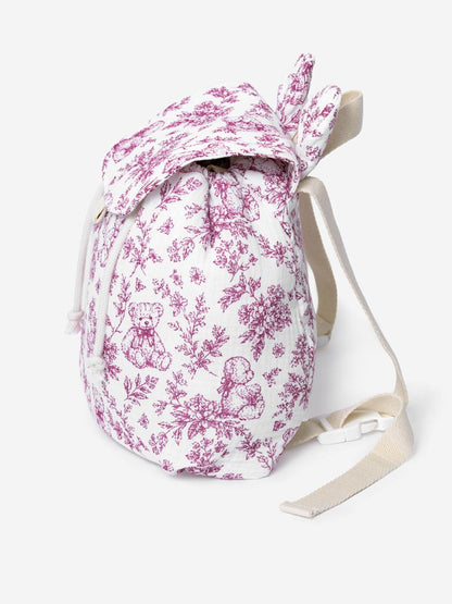 Toddler Rucksack - Teddy Collection - Cherry Red