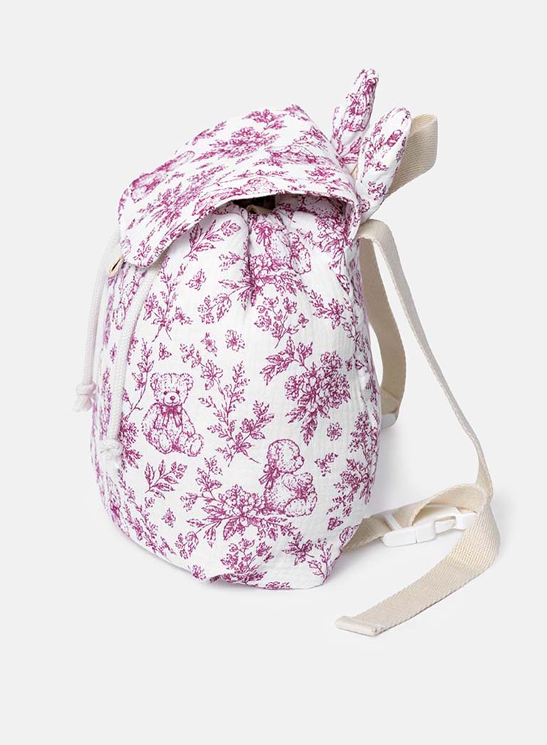 Toddler Rucksack - Teddy Collection - Cherry Red
