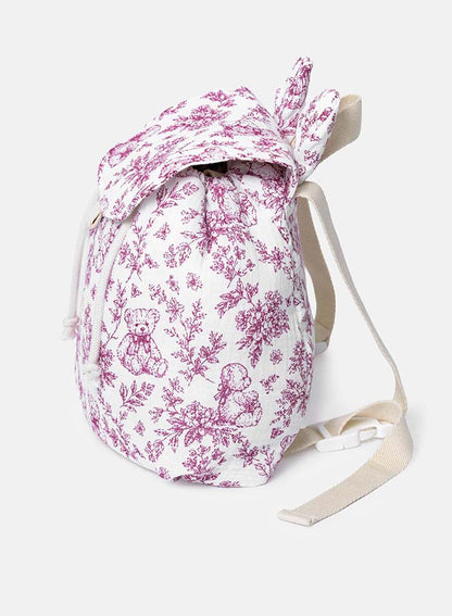 Toddler Rucksack - Teddy Collection - Cherry Red