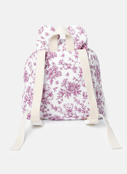 Toddler Rucksack - Teddy Collection - Cherry Red
