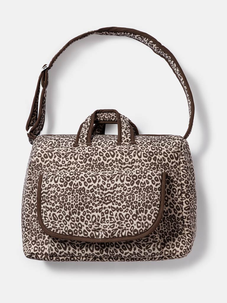 Safari Collection Changing Bag - Leopard Print