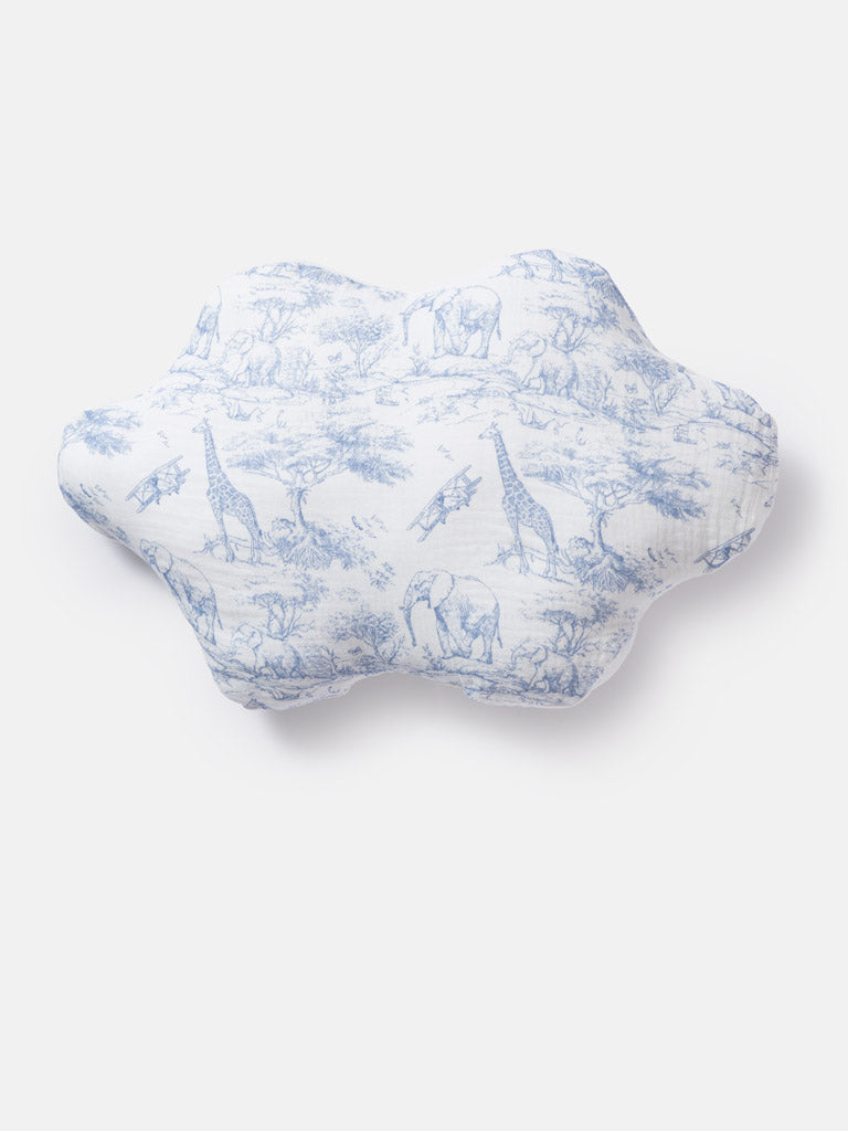 Safari Collection Cloud Pillow - Baby Blue