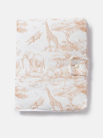 Baby Safari Collection Diary Cover - Beige