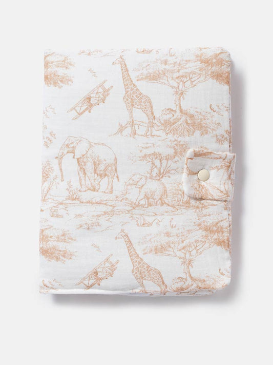 Baby Safari Collection Diary Cover - Beige