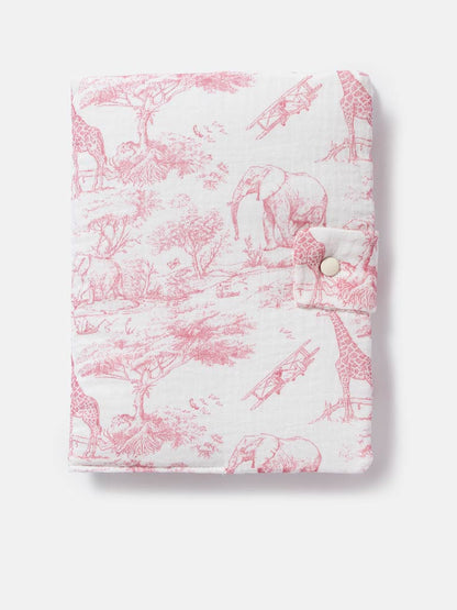 Baby Safari Collection Diary Cover - Baby Pink