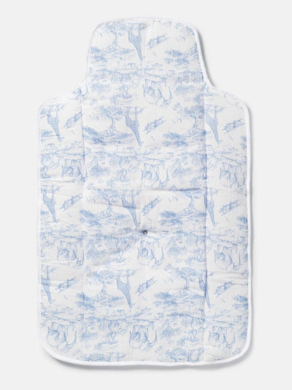 Baby Safari Collection Portable Changing Mat - Baby Blue