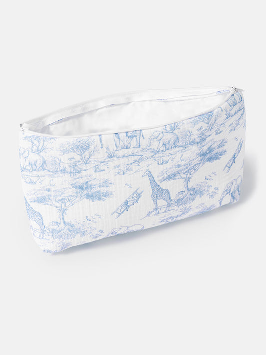 Safari Collection Wash Bag - Baby Blue