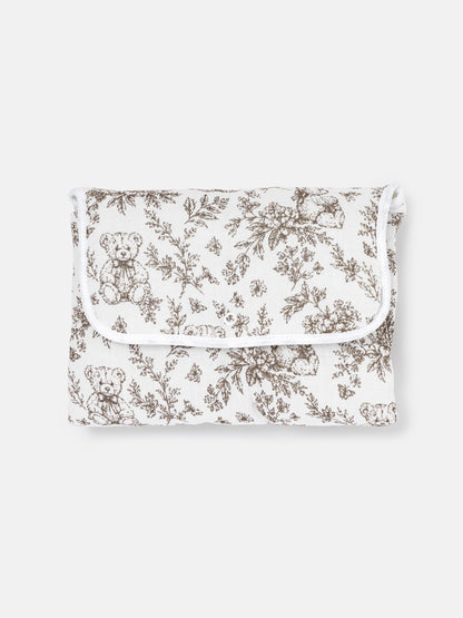 Baby Portable Changing Mat - Teddy Collection - Beige