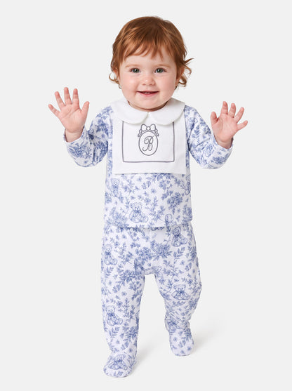 Baby Long-Sleeve 2-Piece Pyjama Set - Teddy Collection - Navy