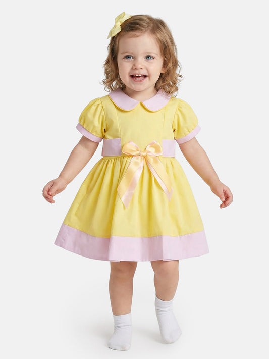 Baby Marisol Collection Spanish Dress - Lemon Yellow