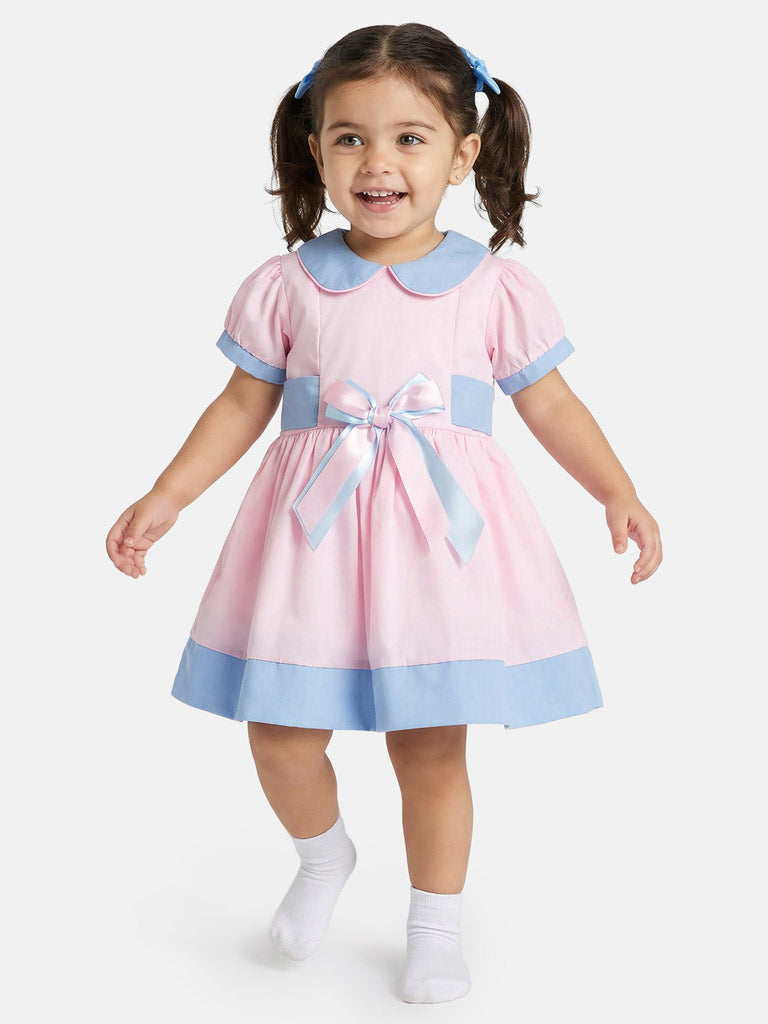 Baby Marisol Collection Spanish Dress - Baby Pink