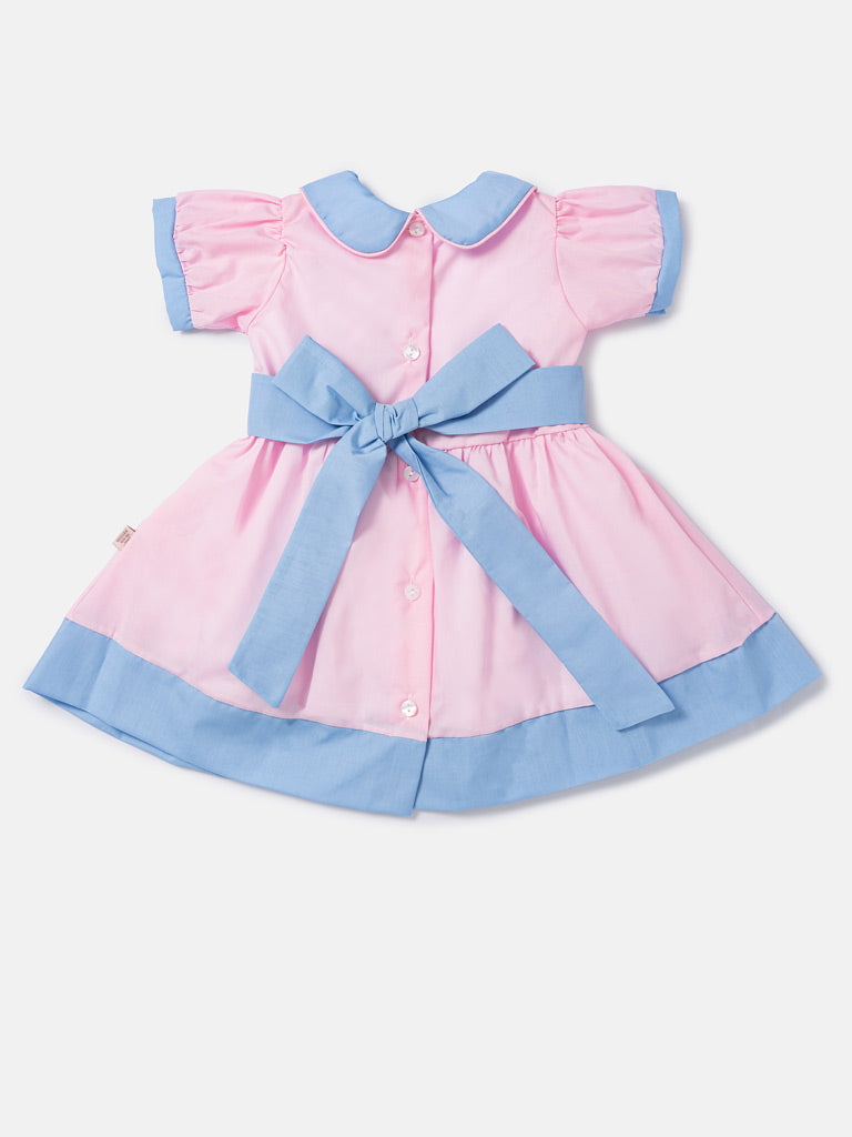 Baby Marisol Collection Spanish Dress - Baby Pink