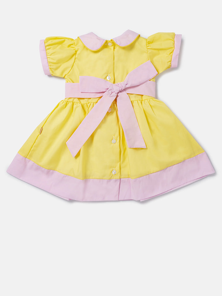 Baby Marisol Collection Spanish Dress - Lemon Yellow