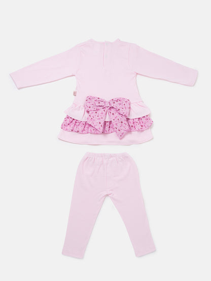 Baby Girl Top & Leggings Set - Carousel Collection - Pink
