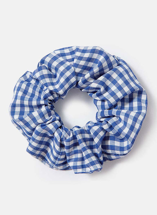 Baby Girl School Hair Scrunchie - Navy Blue