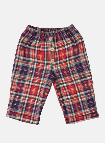 Baby Boy Rudolph Collection Knitted 2-piece Set - Red & Blue